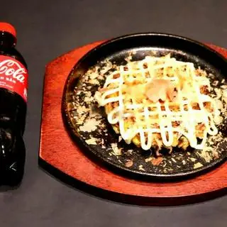 Hình ảnh Combo 2 - Okonomiyaki Thịt Bò - Topping Phô Mai và 1 Pepsi