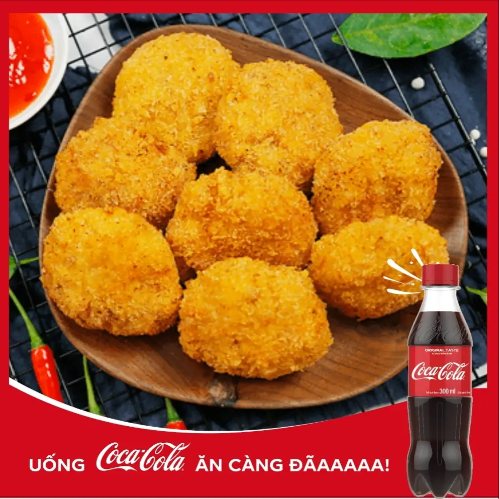 Hình ảnh 30 Bánh gà hồng mai  + 1 coca 300ml