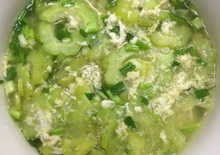 Hình ảnh Canh khổ qua trứng