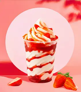 Hình ảnh Lucky sundae dâu tây