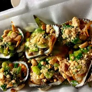 Hình ảnh Sò Lông Nướng Mỡ Hành