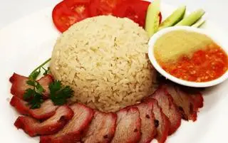 Hình ảnh Cơm thịt heo xá xíu