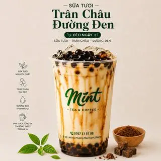 Hình ảnh Sữa tươi trân châu đường đen size L - 700 ml