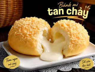Hình ảnh Bánh mì phô mai tan chảy