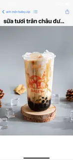 Hình ảnh Sữa tươi trân châu đường đen