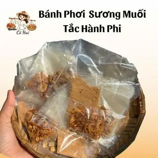 Hình ảnh Bánh Tráng Phơi Sương Hành Phi Muối Tắc