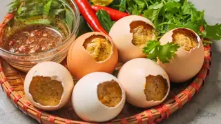 Hình ảnh hột gà nướng mật ong