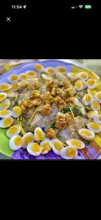 Hình ảnh Bánh tráng mỡ hành tóp mỡ