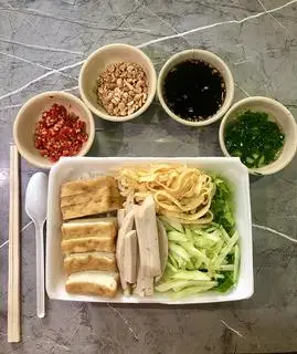 Hình ảnh Bún nước tương đậu chả