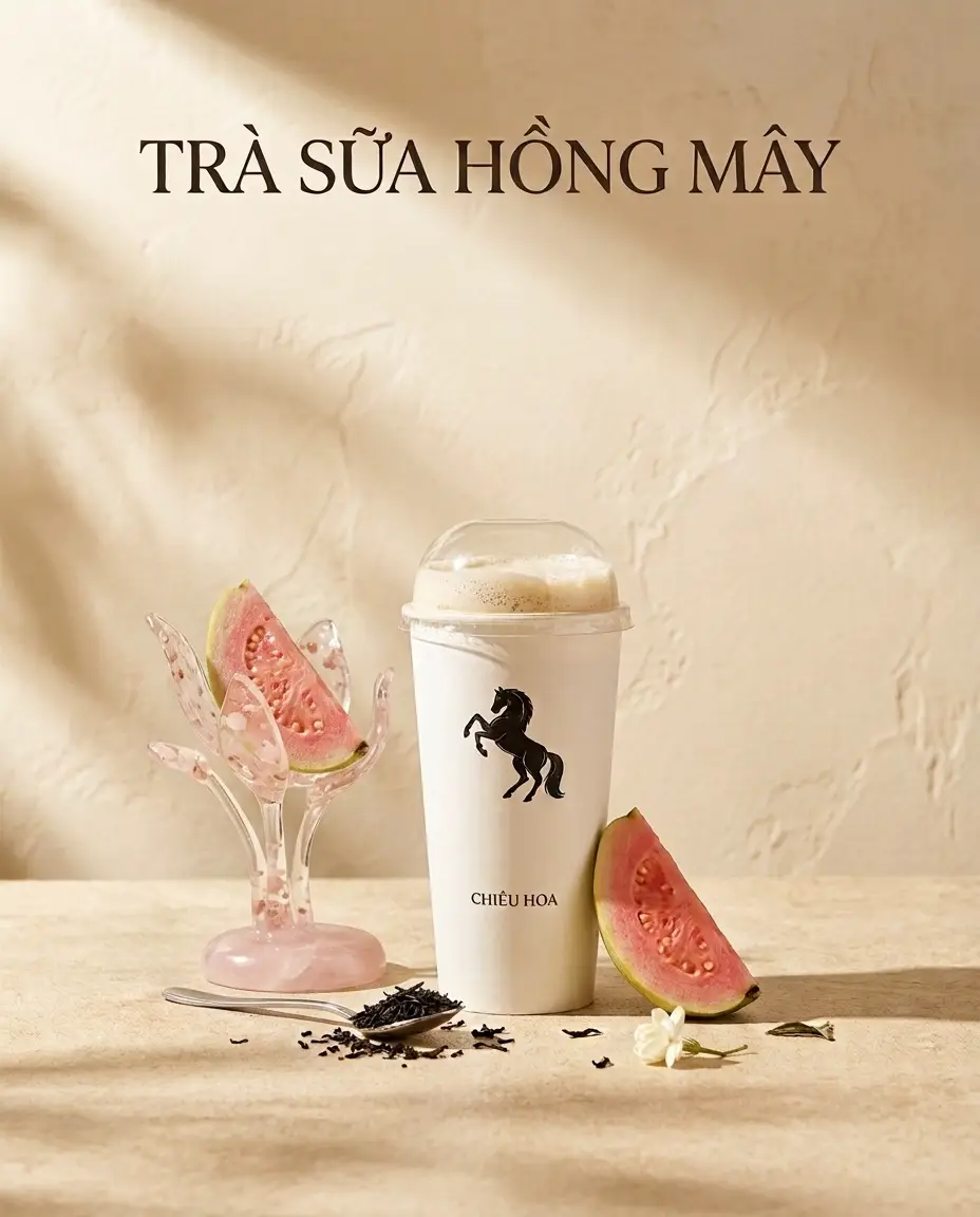 Hình ảnh Trà sữa Hồng Mây
