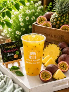 Hình ảnh Nước Ép Dứa + Chanh Leo(không hạt)