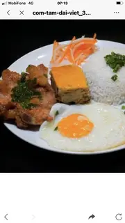 Hình ảnh cơm tấm nem nướng