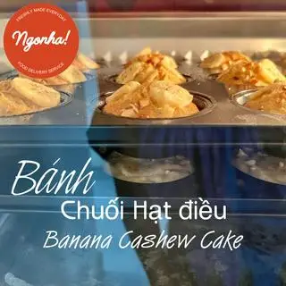 Hình ảnh BÁNH CHUỐI HẠT ĐIỀU | Banana Cashew Cake