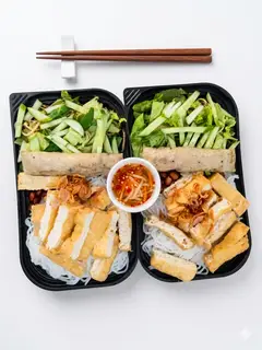 Hình ảnh Bún đậu hũ nước tương (chay)