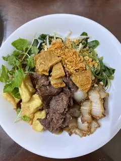 Hình ảnh Bánh đa trộn thập cẩm+Coca