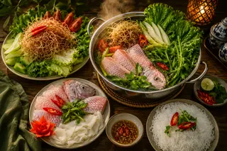 Hình ảnh Lẩu Diêu Hồng Thiên Nhiên Vị Thái