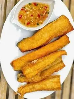Hình ảnh Khô dứa cọng - basa - mắm me