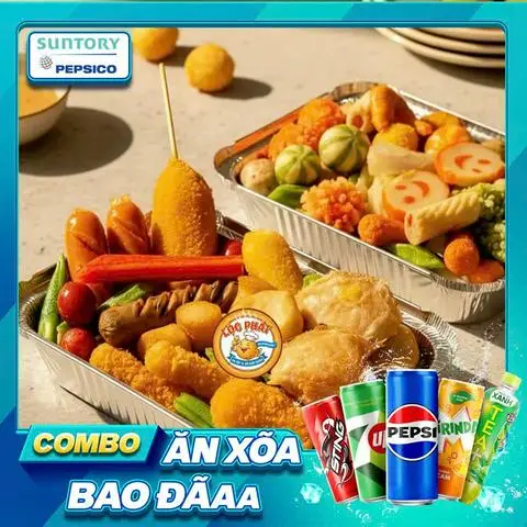 Hình ảnh Combo Cá Viên Chiên Thập Cẩm Phần Khổng Lồ + Tặng 1 Chai Nước Tự Chọn