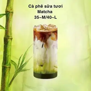 Hình ảnh Cà phê sữa tươi matcha
