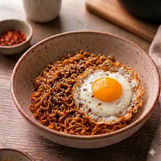 Hình ảnh Mỳ trộn indomie trứng