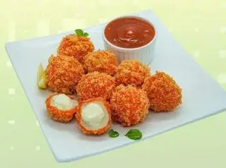 Hình ảnh set 10 viên cam xù nhân phomai