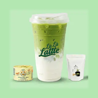 Hình ảnh Matcha sữa Gấu Uji Nhật - L