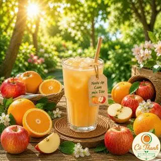 Hình ảnh Nước Ép Cam mix Táo