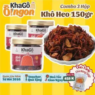 Hình ảnh Combo 3 Khô Heo 150gr