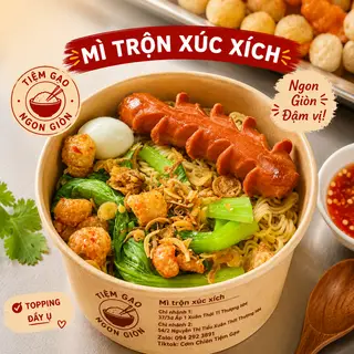 Hình ảnh Mì Trộn Xúc Xích