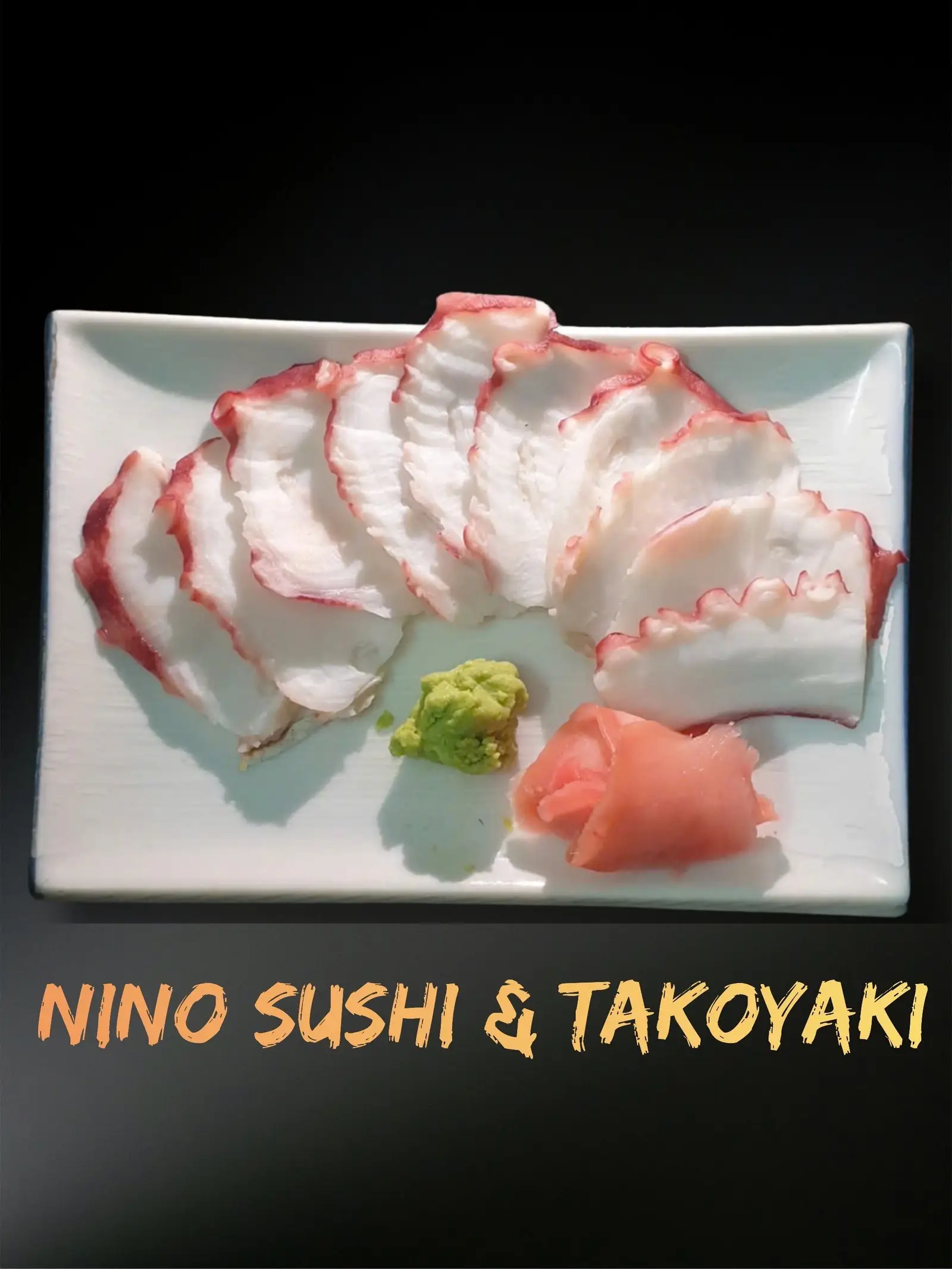 Hình ảnh Sashimi bạch tuộc (Tako Sashimi)