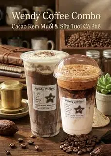 Hình ảnh Combo Cacao Kem Muối, Sữa Tươi Cà Phê - ly 700ml