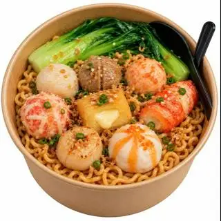 Hình ảnh Mì trộn full viên