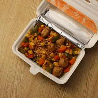 Hình ảnh Mỳ trộn bò viên