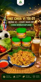 Hình ảnh Thịt Chua Trường Foods vị tỏi ớt