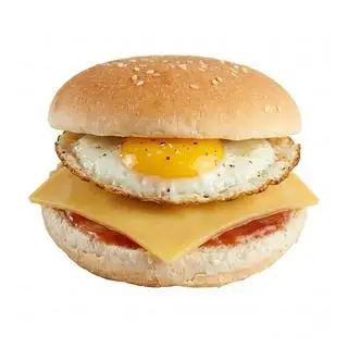 Hình ảnh Burger Trứng Phô Mai