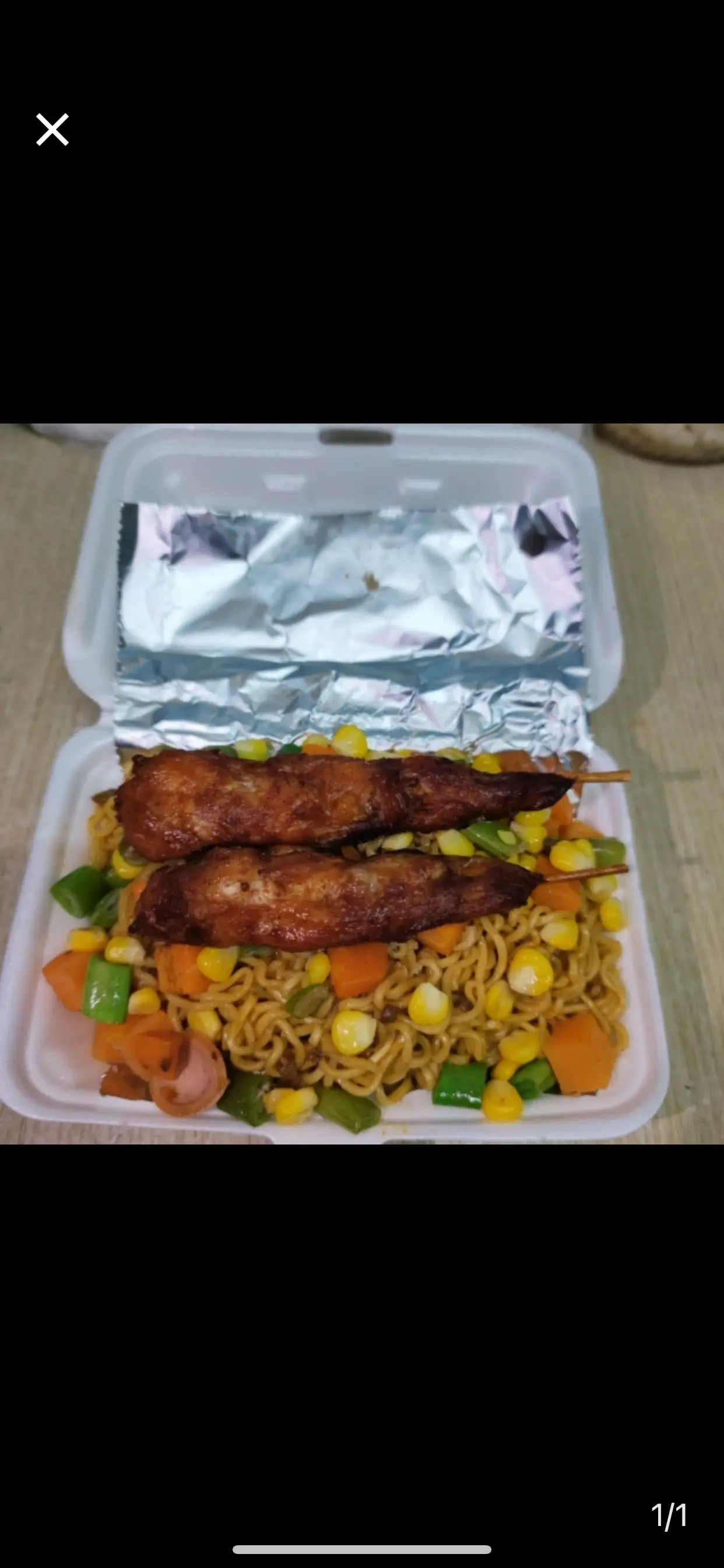 Hình ảnh Mì Trộn Indomie Gà Xiên Que