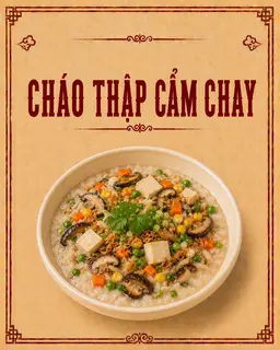 Hình ảnh CHÁO THẬP CẨM CHAY 