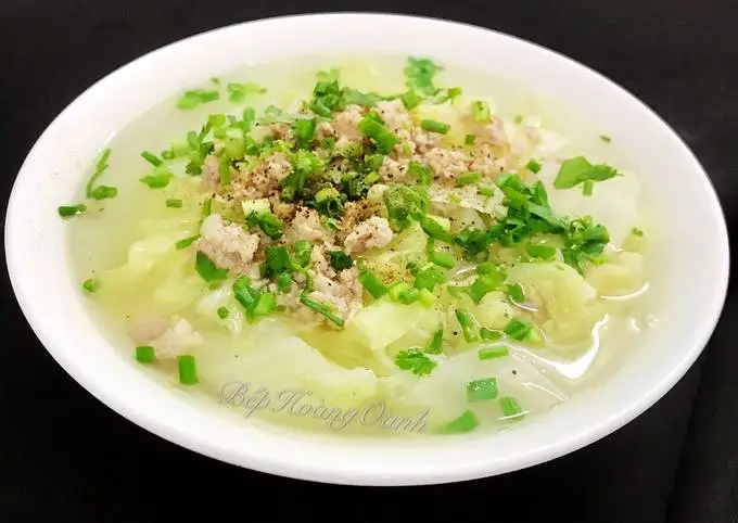 Hình ảnh Canh Cải Thịt Bằm