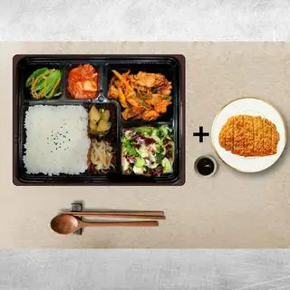 Hình ảnh Double cơm hộp(2 món chính)