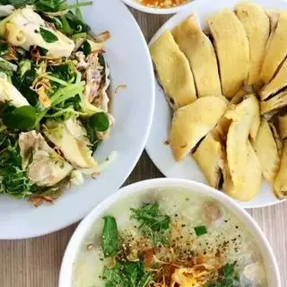 Hình ảnh Gà Ta Nữa Con + 2 Phần Cháo + Gỏi 