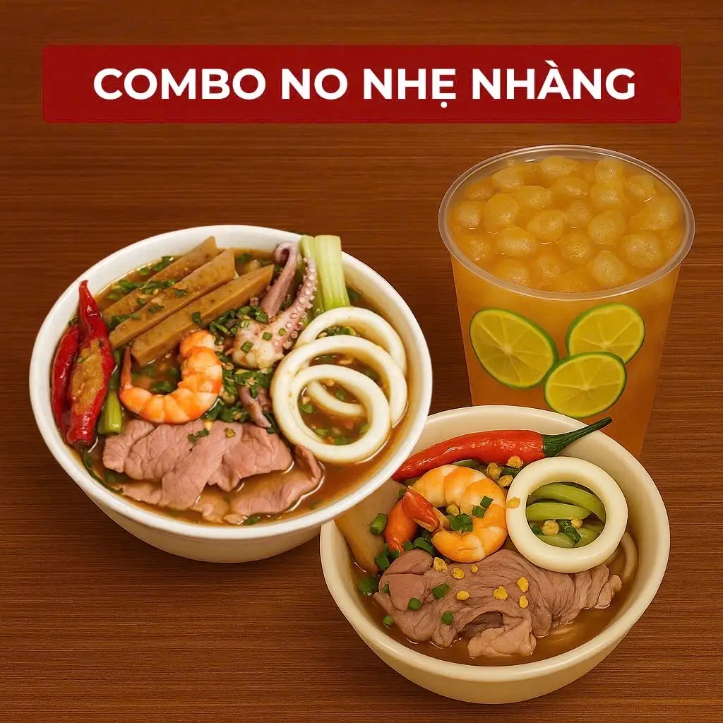 Hình ảnh Combo no nhẹ nhàng