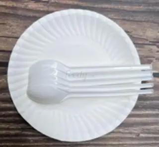 Hình ảnh set 10 muỗng dĩa ăn bánh kem