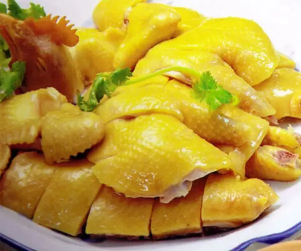 Hình ảnh Gà nguyên con chặt lá chanh(combo cháo+gỏi)