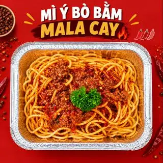 Hình ảnh Mì Ý Bò Bằm Mala Cay Nhẹ 