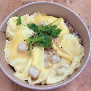 Hình ảnh  Chiên Sò Điệp Phủ Trứng 