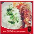 Hình ảnh Cơm đùi gà kèm Coca cola