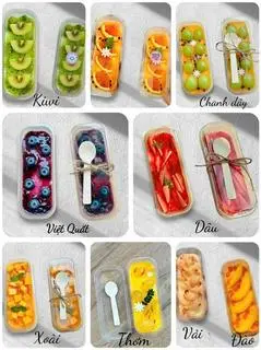 Hình ảnh Panna cotta hộp dài