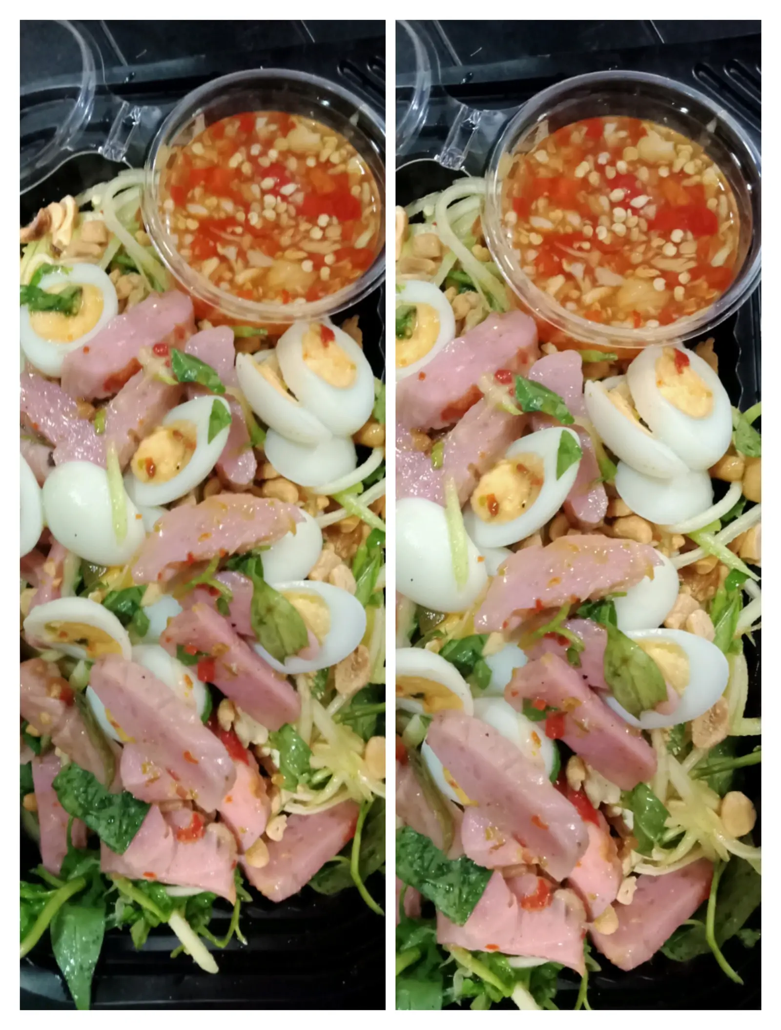 Hình ảnh gỏi xoài nem chua 