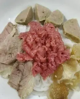 Hình ảnh Phở tái nạm gân viên 