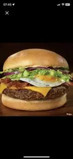 Hình ảnh Humburger Bò Trứng